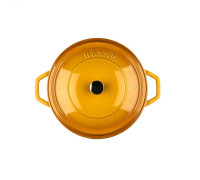Кастрюля низкая Hascevher Esila 28 см Yellow A892528