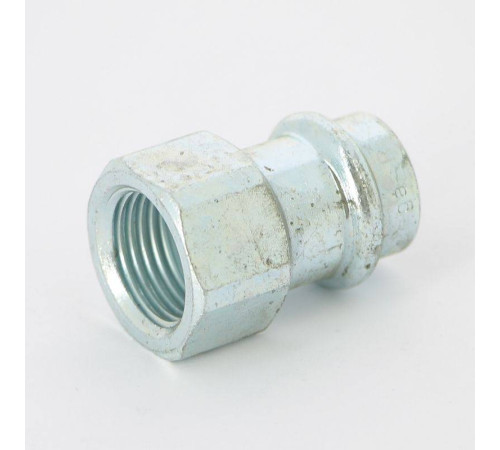 Муфта переходная пресс-В Viega Prestabo 18х1/2 оцинкованная сталь Labs-free 715113