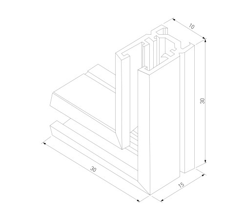 Коннектор угловой для накладного шинопровода Mini Magnetic 85179/00