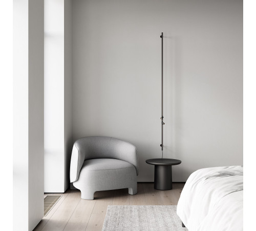 Mini Magnetic Настенно-потолочное крепление для шинопровода Round 85200/00