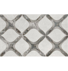 Декор Шахтинская плитка Персиан серый 02 25х40 см 010301002094