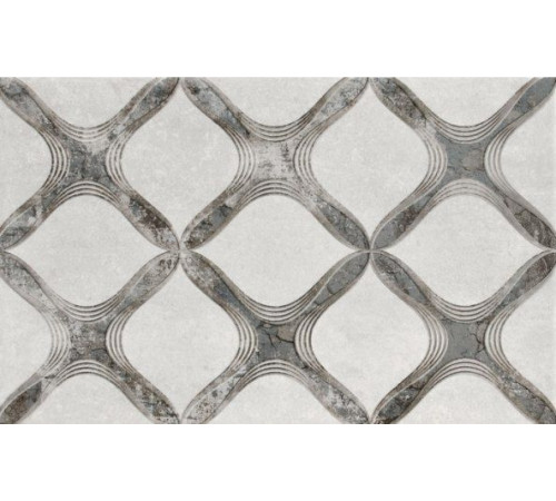 Декор Шахтинская плитка Персиан серый 02 25х40 см 010301002094