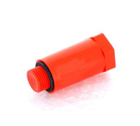 Заглушка монтажная Uni-Fitt 1/2 наружная резьба с кольцом O-Ring красная 608R2001