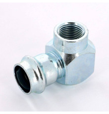 Угольник переходной Viega Prestabo 90° 22х1/2 пресс-В оцинкованная сталь 601263