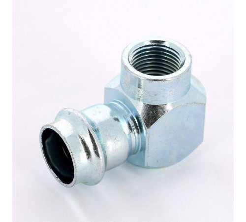 Угольник переходной Viega Prestabo 90° 22х1/2 пресс-В оцинкованная сталь 601263