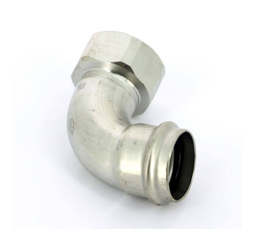 Угольник переходной Viega Sanpress Inox 90° 35х1 1/4 пресс-В нержавеющая сталь SC-Contur 437138