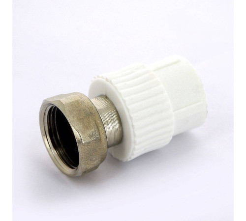 Муфта Pro Aqua полипропиленовая с накидной гайкой ВР 20 мм x 3/4 PA29010