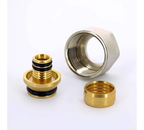 Соединитель обжимной Uni-Fitt 16x2.0 мм - 3/4 EK для полиэтиленовых труб 681N1634