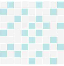 Вставка мозаика Cersanit Tiffany голубой 30х30 см A-TV2L041\G