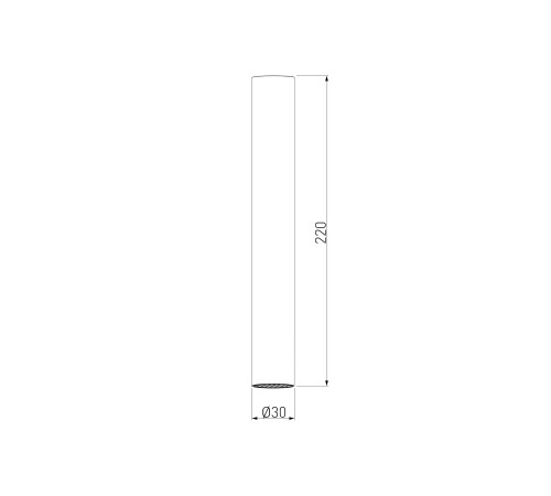Накладной потолочный светильник с антибликовой решеткой Pika 25030/LED 6W 4200K латунь