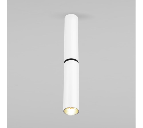Накладной поворотный светодиодный светильник с антибликовой решеткой Pika 25029/LED 6W 4200K латунь