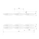 Настенный светодиодный светильник 303070 LED