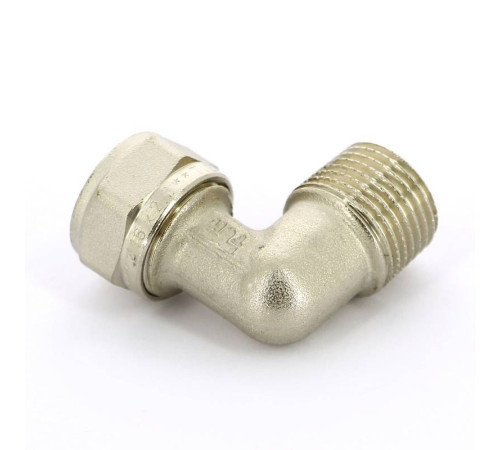Угол обжимной никелированный Tiemme 16х1/2 наружная резьба 1600013