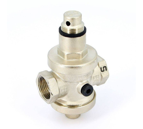 Редуктор давления UNI-FITT ВВ 1 никелированный под аксиальный манометр 204N4140