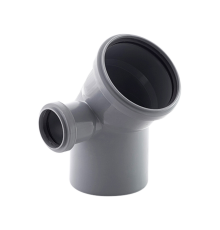 Отвод канализационный РТП 110/50 мм 45° левый НС-1154146