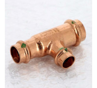 Тройник пресс медный Viega Profipress 22x15x18 мм 315078