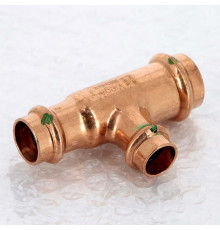 Тройник пресс медный Viega Profipress 22x15x18 мм 315078