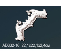 Угловой элемент для молдинга Perfect полиуретан AD332-16