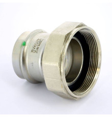 Муфта пресс Viega Sanpress Inox с накидной гайкой 54х2 1/2 нержавеющая сталь 437992