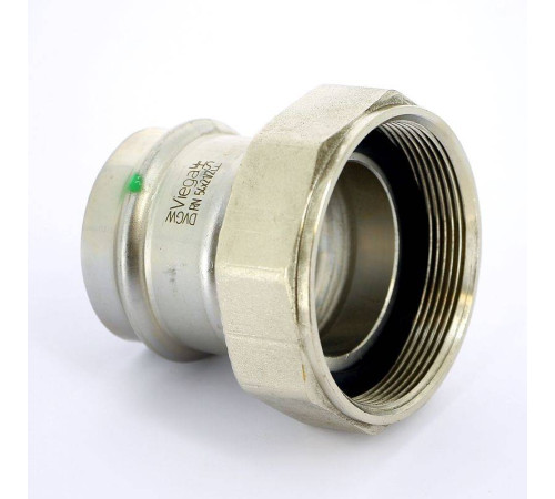 Муфта пресс Viega Sanpress Inox с накидной гайкой 54х2 1/2 нержавеющая сталь 437992