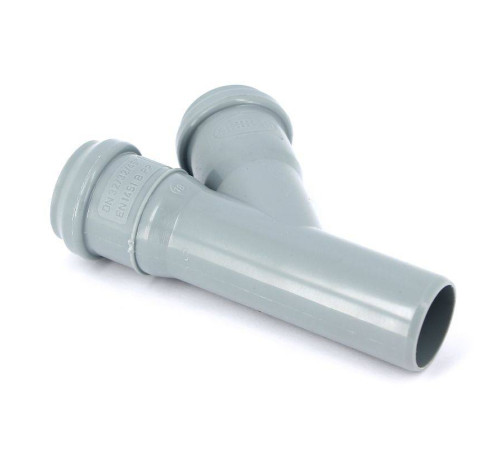 Тройник канализационный Sinikon Стандарт 32x32 мм 45° 508001.R