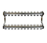 Коллекторный блок Gekon 1 x 3/4 12 выходов из нержавеющей стали с регулирующими клапанами GK 75112