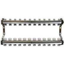 Коллекторный блок Gekon 1 x 3/4 12 выходов из нержавеющей стали с регулирующими клапанами GK 75112