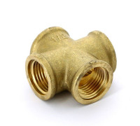 Крестовина латунная Uni-Fitt 1/2 ВР 619G2222