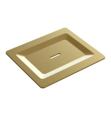 Мыльница для полки Boheme Space 16 x 10 см матовое золото 10966-MG-SOAP