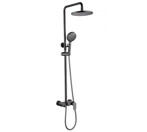 Душевая стойка с верхним душем Boheme Spectre gun metal 458-GM