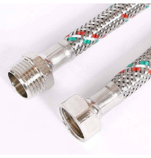 Гибкая подводка для воды Uni-Fitt 1/2 НВ 300 см нержавеющая сталь 501S2030