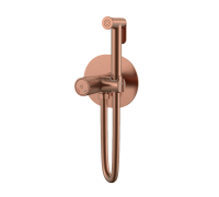Гигиенический душ Boheme Tech со шлангом 100 см и внутренней частью copper brushed 157-CB