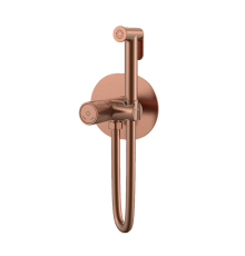 Гигиенический душ Boheme Tech со шлангом 100 см и внутренней частью copper brushed 157-CB