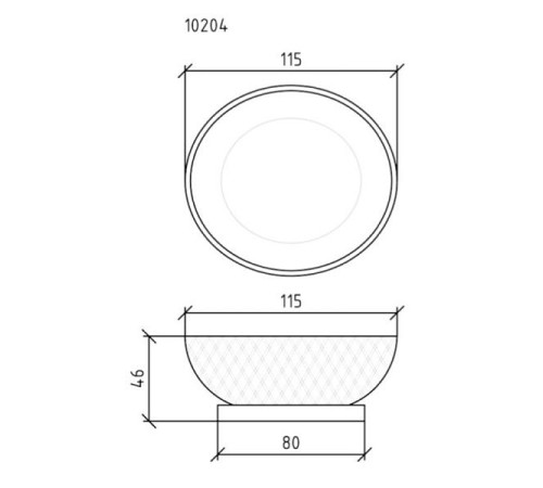 Мыльница настольная Boheme Murano Cristal хром 10204