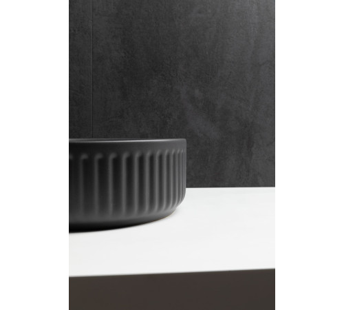 Раковина-чаша Allen Brau Fantasy 36х36х12 см антрацит 4.11032.AN