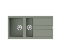 Кухонная мойка Omoikiri Kitagawa 100-2-WG Artceramic 100x51 см wind green 4993252