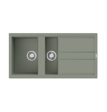 Кухонная мойка Omoikiri Kitagawa 100-2-WG Artceramic 100x51 см wind green 4993252