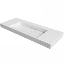 Раковина мебельная Armadi Art Flat 121х45.2х8 см прямоугольная белая 859-120-CLCT