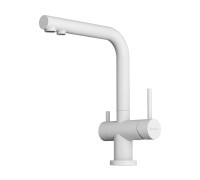 Смеситель для кухни Omoikiri Nagano-P-WH с подключением фильтра белый 4974054