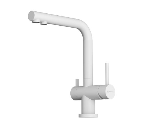Смеситель для кухни Omoikiri Nagano-P-WH с подключением фильтра белый 4974054