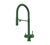 Смеситель для кухни Omoikiri Kanto-RG выдвижной излив под фильтр Royal Green 4994426