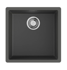 Кухонная мойка Omoikiri Yamakawa 45T-Integra-PL Tetogranit 45.6 x 45.6 см платина 4997256