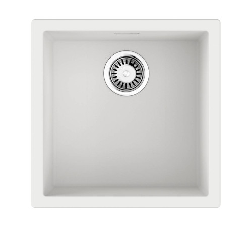 Кухонная мойка Omoikiri Yamakawa 45T-U/I-WH Tetogranit 45.6 x 45.6 см белый 4993310
