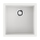 Кухонная мойка Omoikiri Yamakawa 45T-U/I-WH Tetogranit 45.6 x 45.6 см белый 4993310