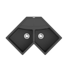 Кухонная мойка Omoikiri Sumi 83C-BL Tetogranit 102.1x83 см черный 4993864