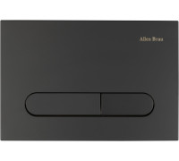 Клавиша смыва Allen Brau Project Color 23.1x15.7 см черный матовый 9.2PR01.31