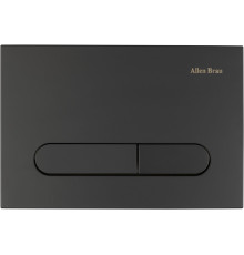 Клавиша смыва Allen Brau Project Color 23.1x15.7 см черный матовый 9.2PR01.31
