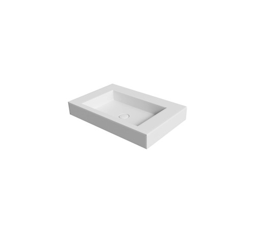 Раковина подвесная Armadi Art Flat 70.4х45.2х10 см белая 888-70