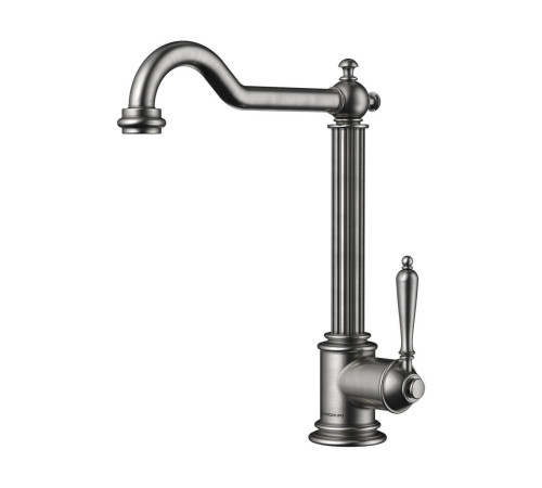 Смеситель для кухни под фильтр Omoikiri Toshima-SI античное серебро 4994326