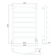 Полотенцесушитель электрический Larusso Классик П7 500x800 мм 8509